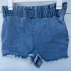 High-rise Jean Shorts